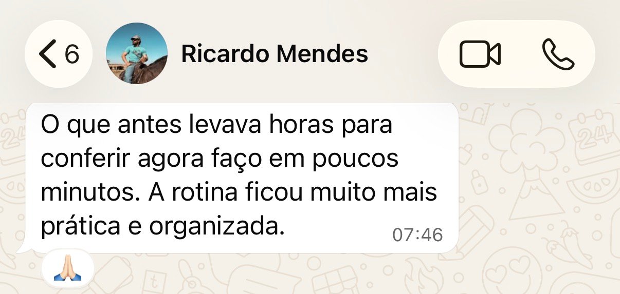 Depoimento cliente 1